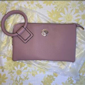 NWT Puffer Large Handbag Wristlet with Ring Handle